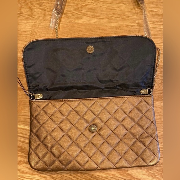 Metallic Bronze 2in1 Clutch / Shoulder bag - Picture 7 of 12